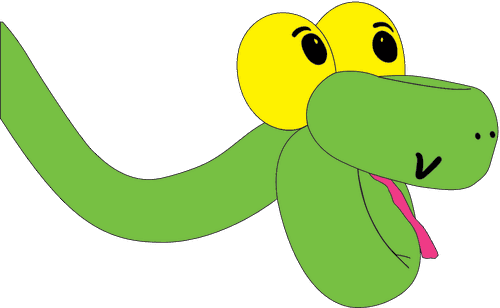 Ballonfigur Schlange